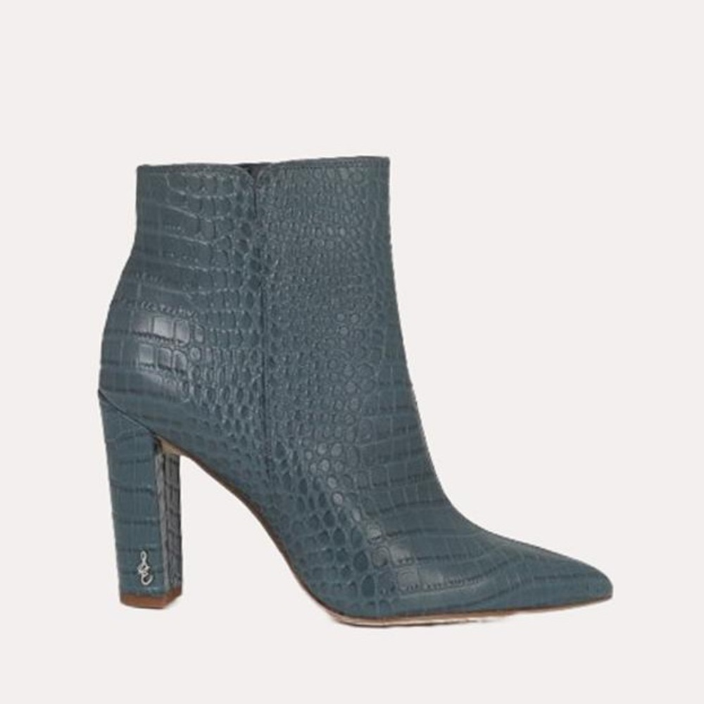 SAM EDELMAN RAELLE crocodile bootie - Picture 1 of 7